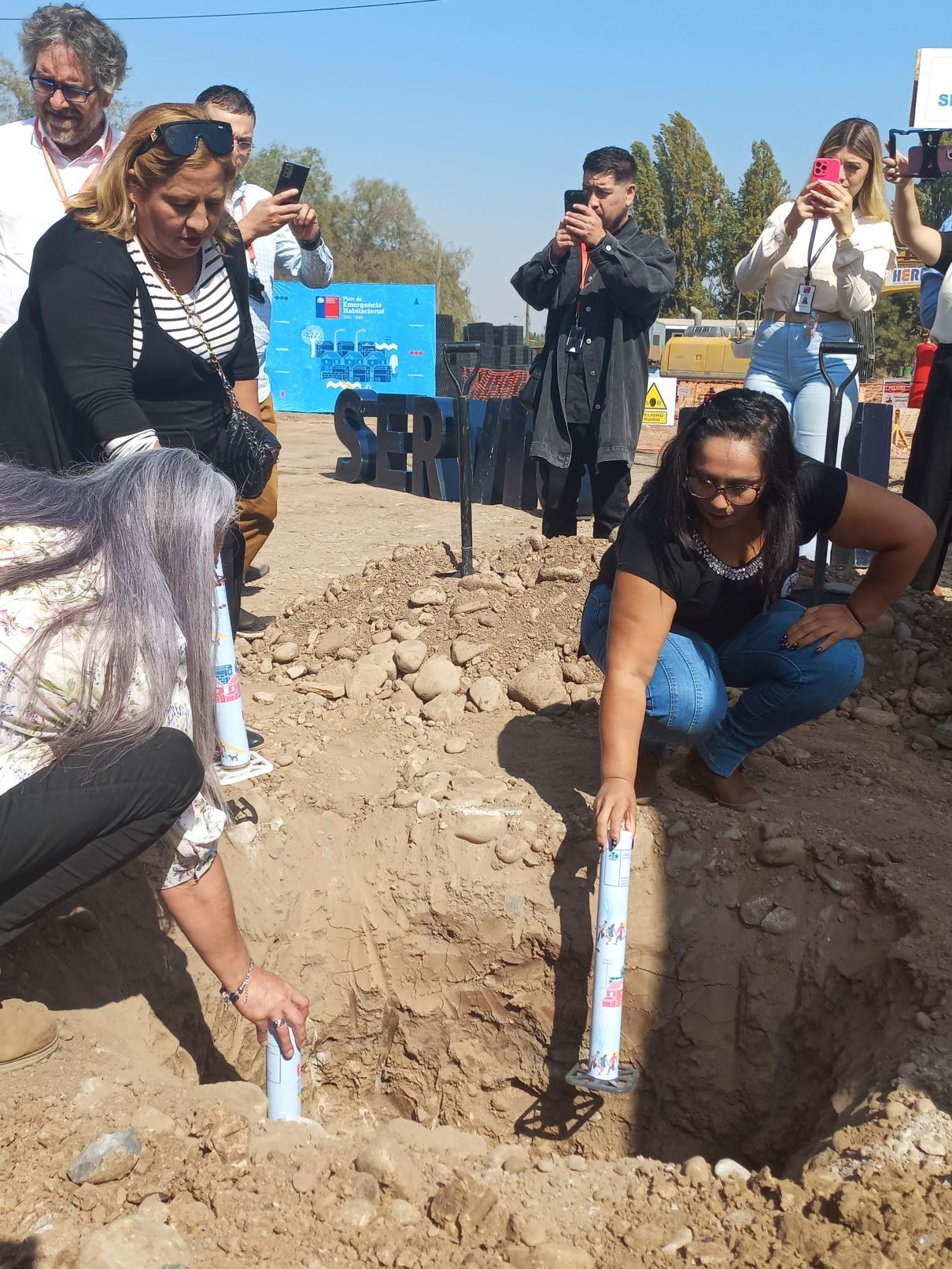 SERVIU“Cumbres de Huechuraba” dio el vamos a las obras con la