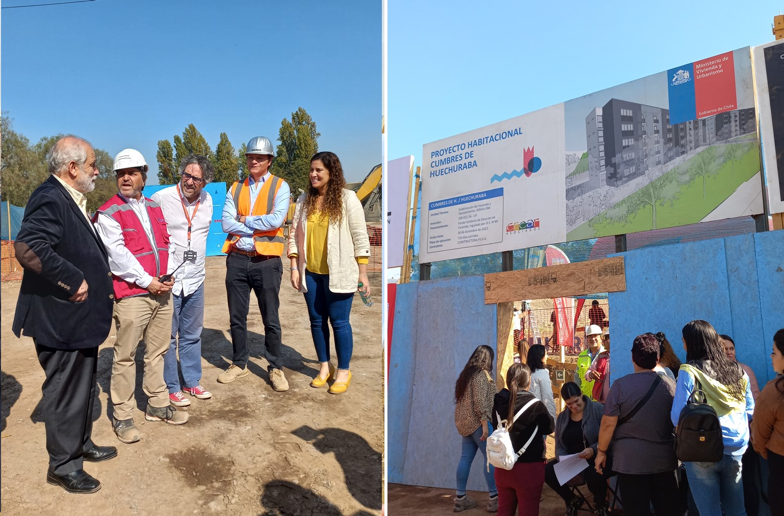 SERVIU“Cumbres de Huechuraba” dio el vamos a las obras con la