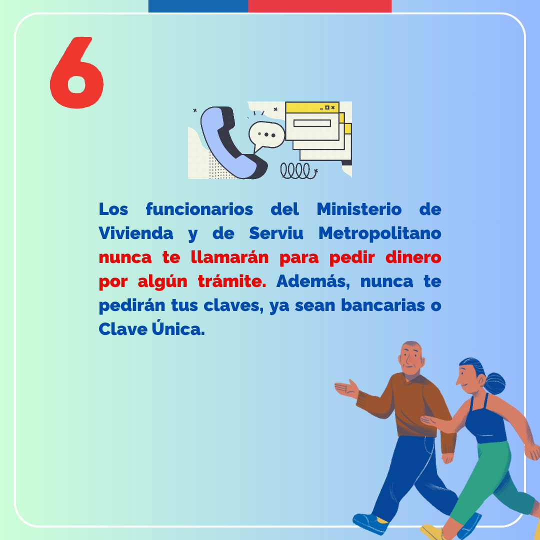 SERVIU » CAMPAÑA “NO TE DEJES ENGAÑAR”